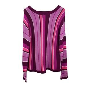 NWT Lilly Pulizter Women’s Bordeaux Berry Daryn Sweater Size L
